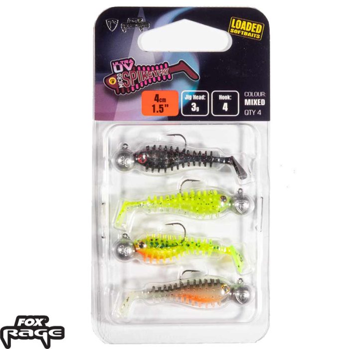 Fox Rage Micro Spikey Fry Mx UV CP LOADED 2