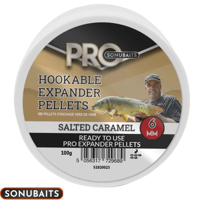 Sonubaits Pro Hookable Expander Pellets Salted Caramel