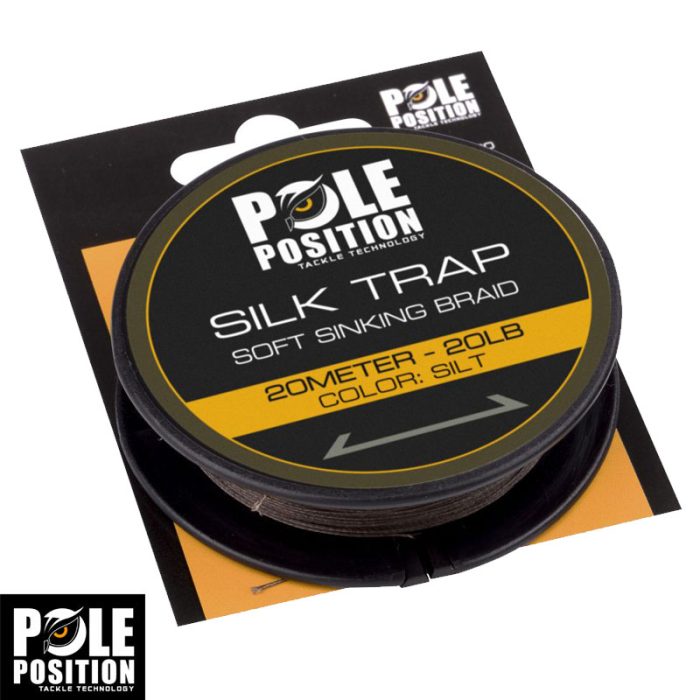 Pole Position Silk Trap Soft Sinking Braid 20LB Silt