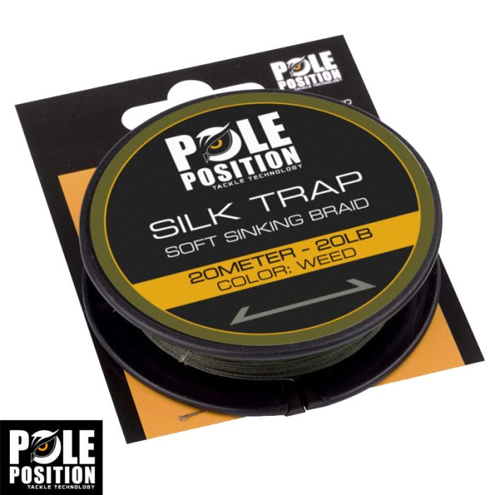 Pole Position Silk Trap Soft Sinking Braid 20LB Weed