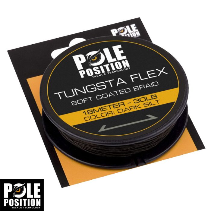 Pole Position Tungsta Flex Coated Braid Dark Silt 30LB