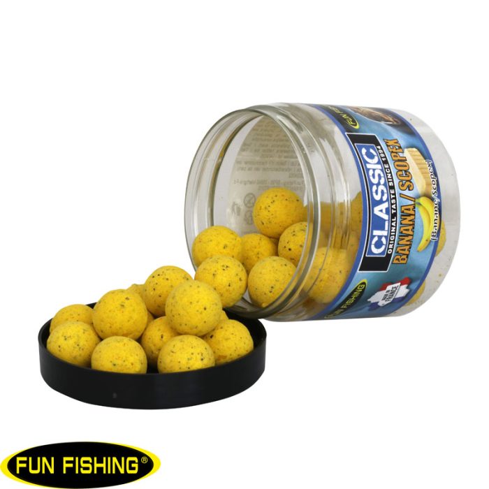 Fun Fishing Classic Pop Ups 15 MM Banaan Scopex