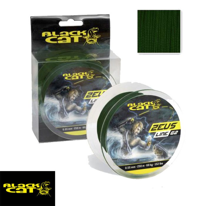 Black Cat 0.45mm Zeus Line G2 L400m 46kg green
