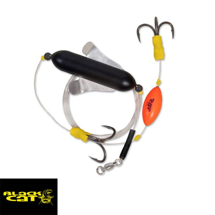 Black Cat Worm River Rig 2 Meter H-2/0