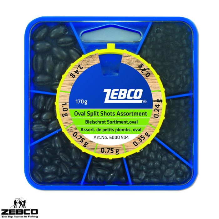 Zebco Loodhagel Assortiment 170 Gram Ovaal