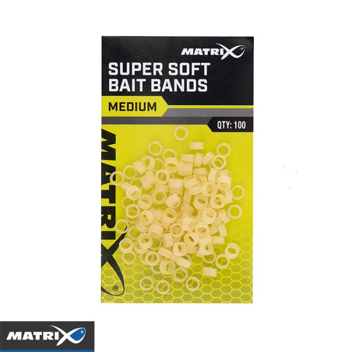 Matrix Super Soft Bait Bands 100 Stuks