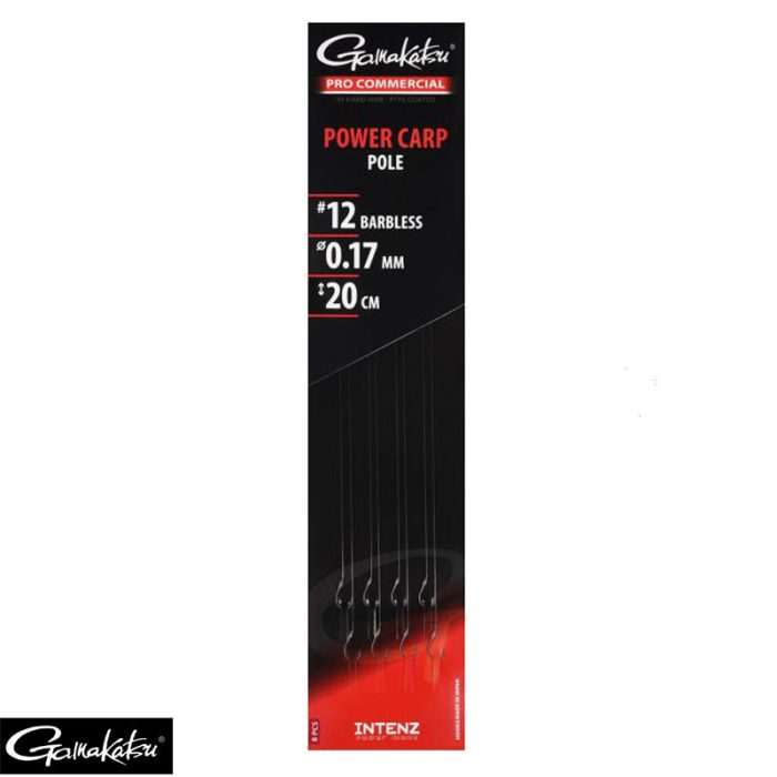 Gamakatsu Pro Commercial Power Carp Spade Ready Rigs 20cm