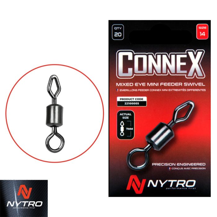 Nytro Connex Mixed-Eye Mini Feeder Swivel Size 14