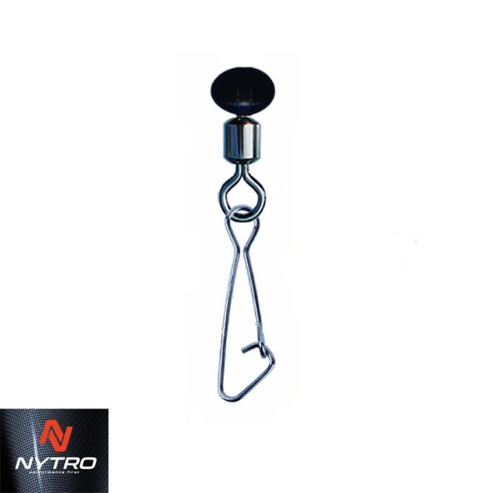 Nytro Connex Feeder Bead Swivel With Hooked Snap Large