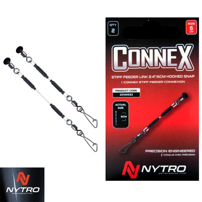 Nytro Connex Stiff Feeder Link Hooked Snap