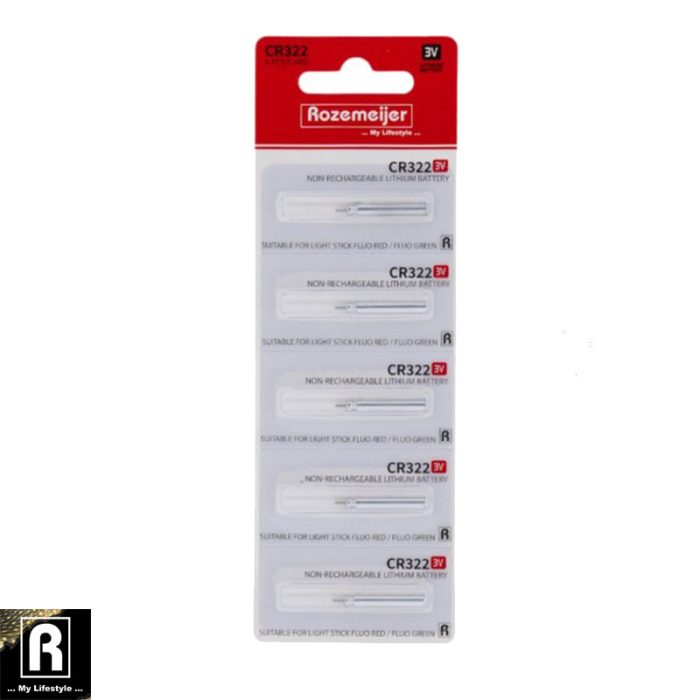 Rozemeijer CR322 Lithium Battery Pack 5pcs Niet Oplaadbaar