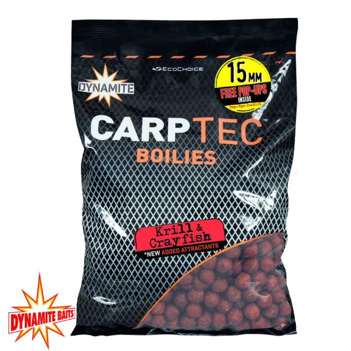 Dynamite Baits Carptec Boilies Krill & Crayfish - Afbeelding 3