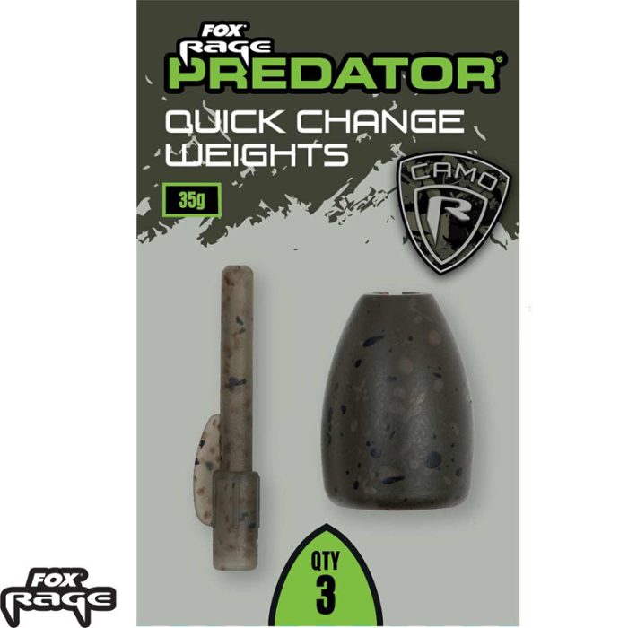 Fox Rage Predator Camo Quick Change Weights 35g x 3