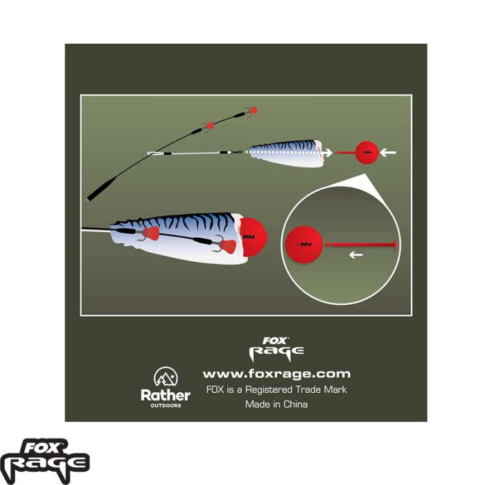 Fox Rage Predator Bait Poppers Natural Large - Afbeelding 2
