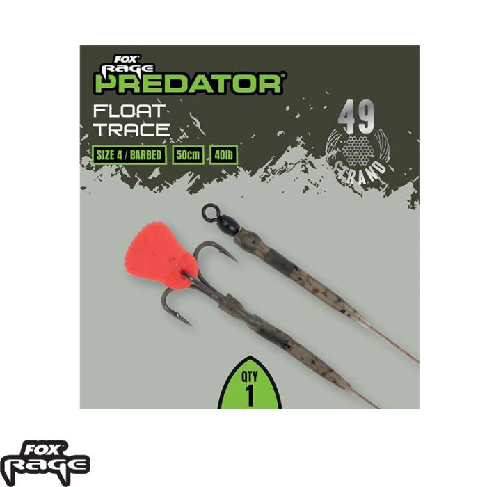 Fox Rage Predator Float Trace 52cm Size 4 Barbed - 40lb