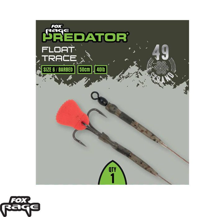 Fox Rage Predator Float Trace 52cm Size 6 Barbed - 40lb