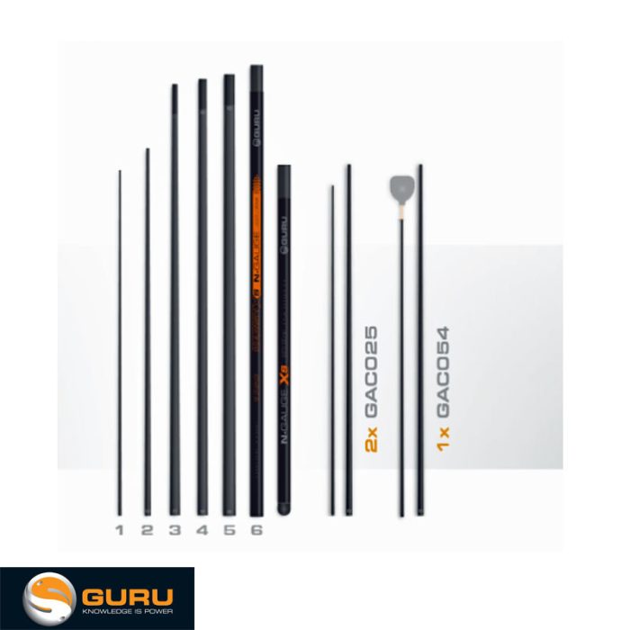 Guru Tackle - N-Gauge Power XS Zero 500 Margin 10.0m Pole Pack