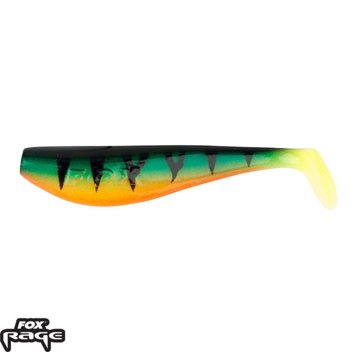 Fox Rage Zander Pro Shads Fire Tiger UV 10cm