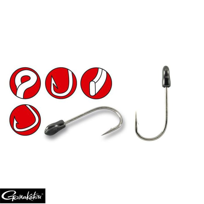 Gamakatsu Trailer Hook Size 2/0 - 4 Stuks