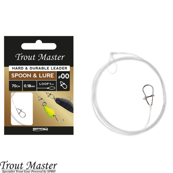 Trout Master Spoon & Lure Leader 70cm - 0.23mm