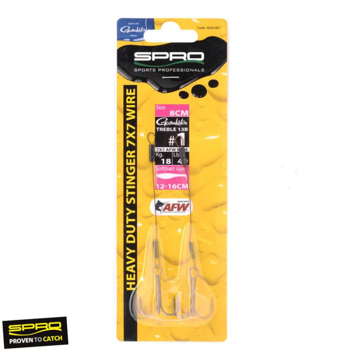 Spro Heavy Duty Stinger 7x7 Wire Haak Maat 1