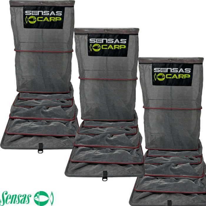 Sensas Pack Commercial Leefnet 3 Stuks - 2.50 Meter - 50X40cm