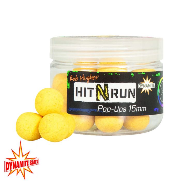 Dynamite Baits HIT'N"RUN Pop-Ups Yellow 15mm