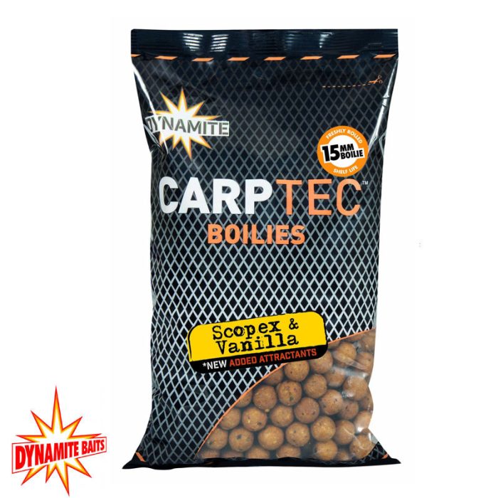 Dynamite Baits Carptec Boilies Scopex & Vanilla