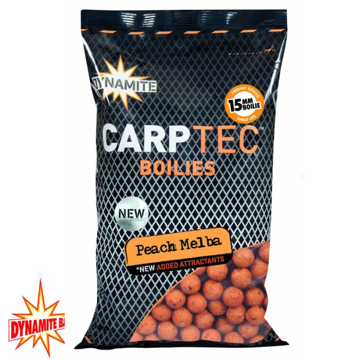 Dynamite Baits Carptec Boilies Peach Melba