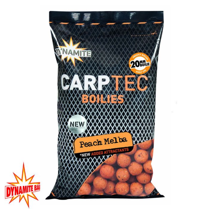 Dynamite Baits Carptec Boilies Peach Melba - Afbeelding 2