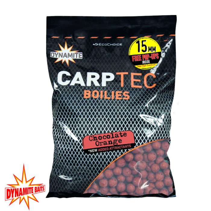 Dynamite Baits Carptec Boilies Chocolate Orange - Afbeelding 3