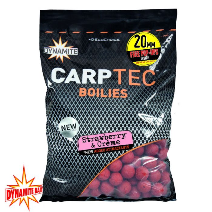 Dynamite Baits Carptec Boilies Strawberry & Creme - Afbeelding 4