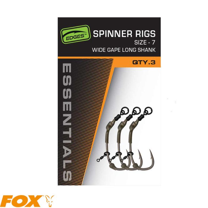 Fox Edges Spinner Rig - Size 4 - 3 Stuks