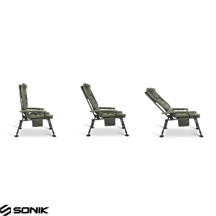 Sonik Bank-Tech Hi-Back Recliner Chair - Afbeelding 2