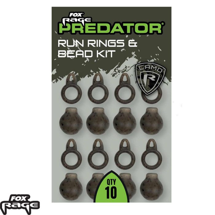 Fox Rage Predator Camo Run Rings & Bead Kit