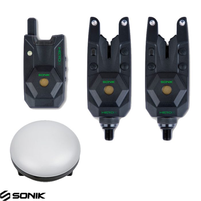 Sonik Herox Bite Alarm Set 2 +1 + Bivvy Lamp