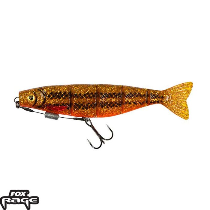 Fox Rage "Pro shad Jtd LOADED 14cm/5.5"" UV GOLDIE"