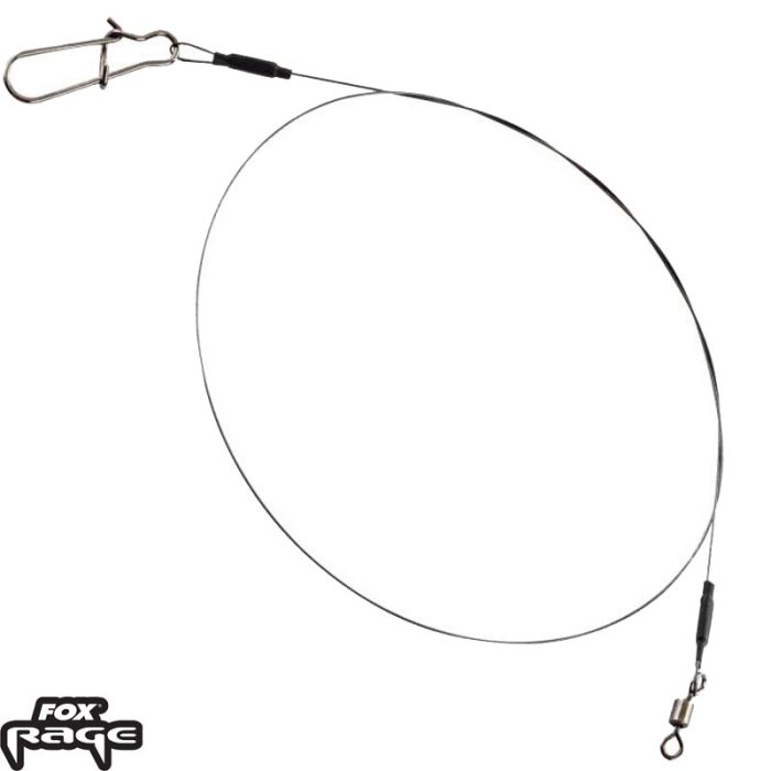 Fox Rage Strike Point Jerk Leader single strand titanium 1.0mm 40cm x 2