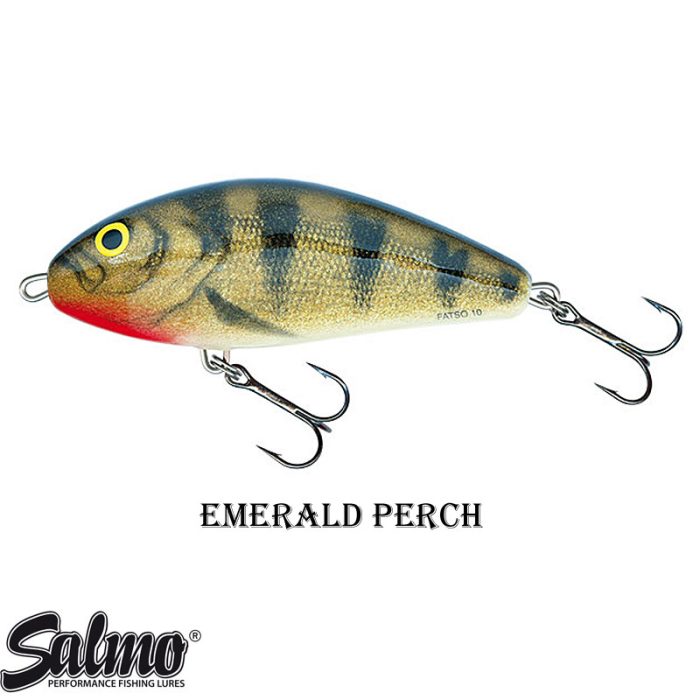 Salmo Fatso Floating 10cm Emerald Perch