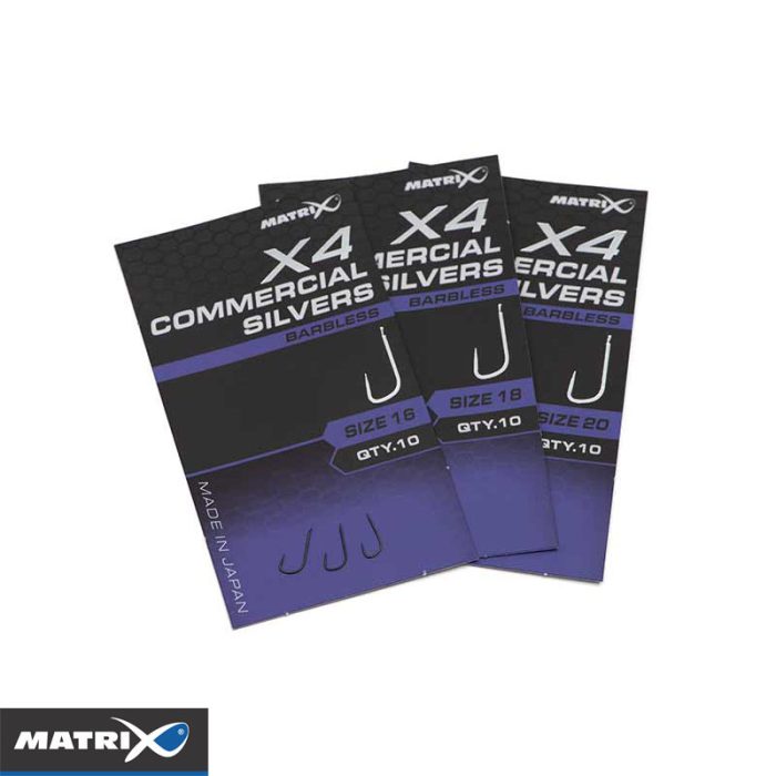 Matrix X4 Commercial Silvers Barbless - Afbeelding 3