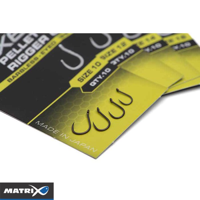 Matrix X6 Carp Pellet Rigger Barbless - Eyed - Afbeelding 4