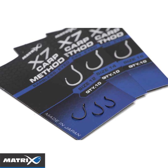 Matrix X7 Carp Method Barbless - Eyed - Afbeelding 4
