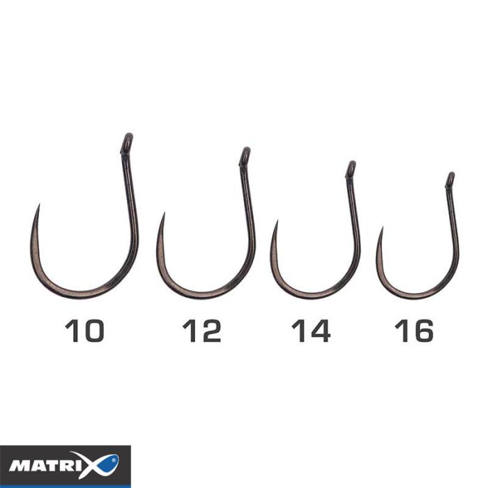 Matrix X9 Carp Wide Gape Barbless - Eyed - Afbeelding 2