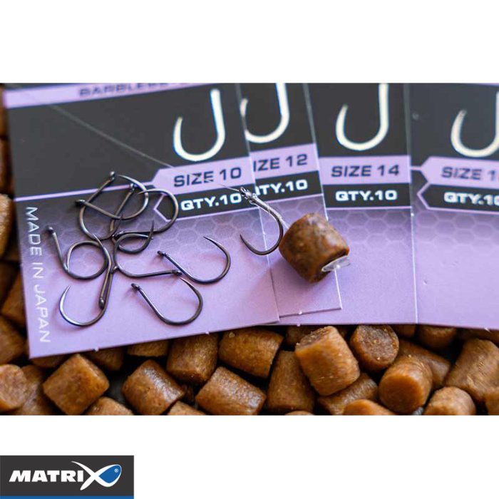 Matrix X9 Carp Wide Gape Barbless - Eyed - Afbeelding 7