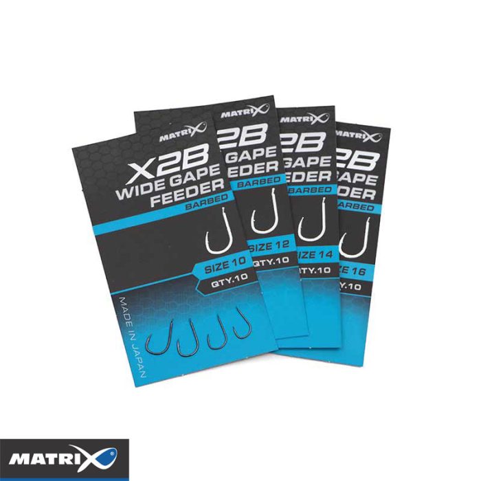 Matrix X2B Wide Gape Feeder Barbed - Afbeelding 3