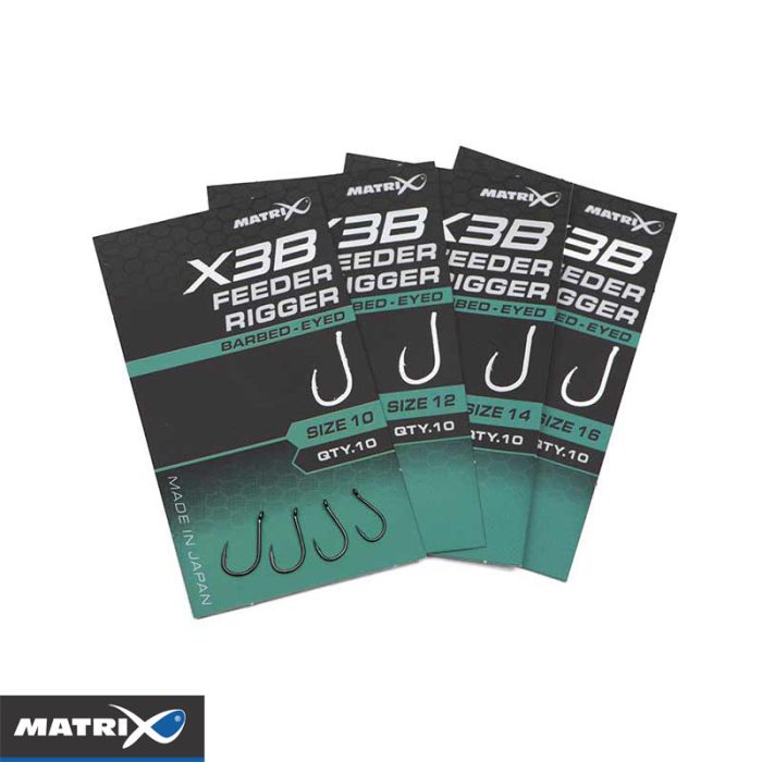 Matrix X3B Feeder Rigger Barbed - Eyed - Afbeelding 3