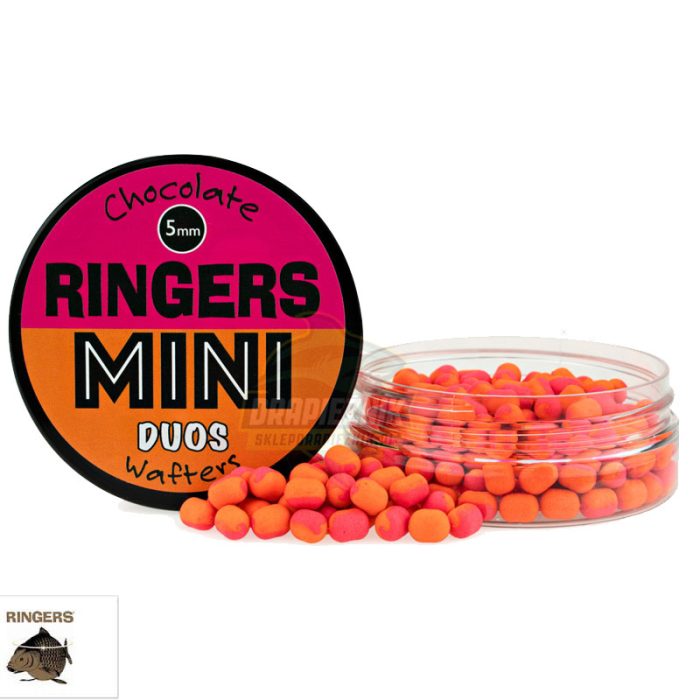 Ringers Mini Wafters Duo's 5 MM Orange/Pink