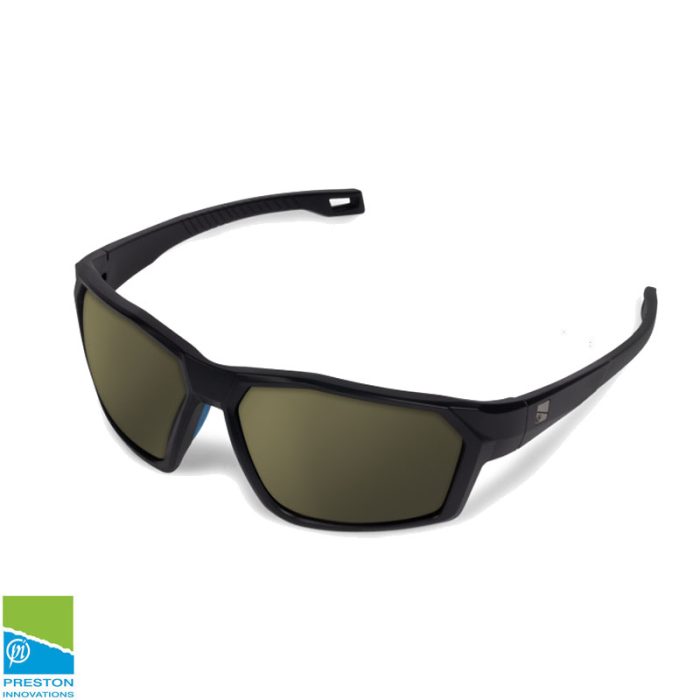 Preston Absolute Wrap Sunglasses Amber Brown