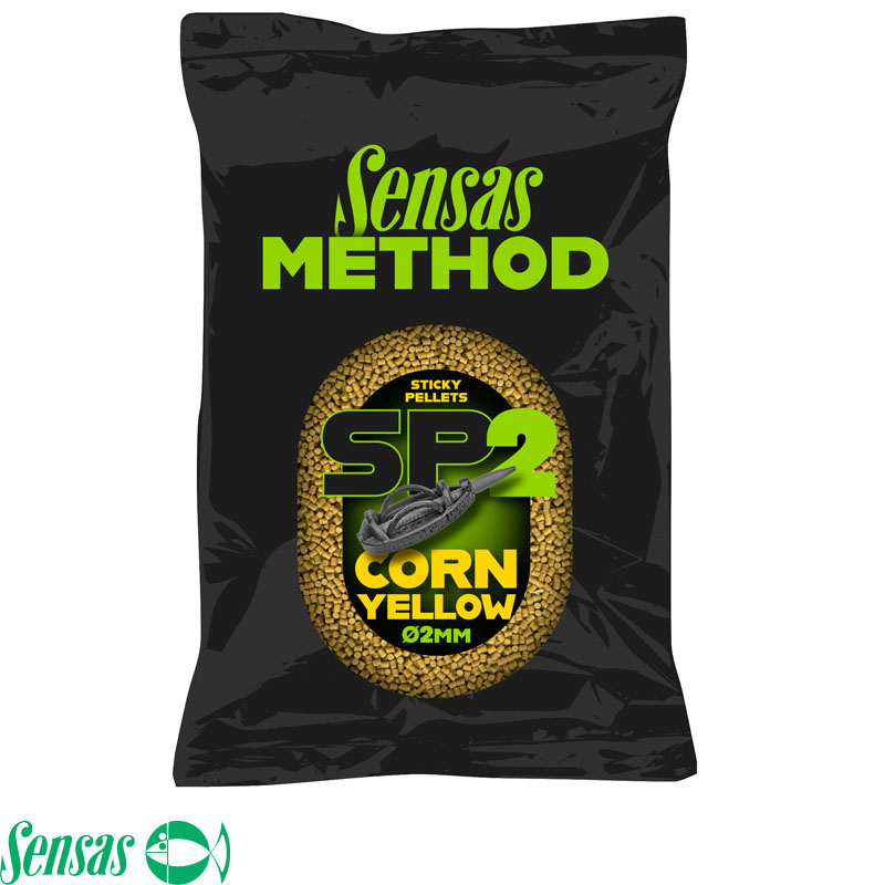 Sensas Method Sticky Pellets Corn 650gram