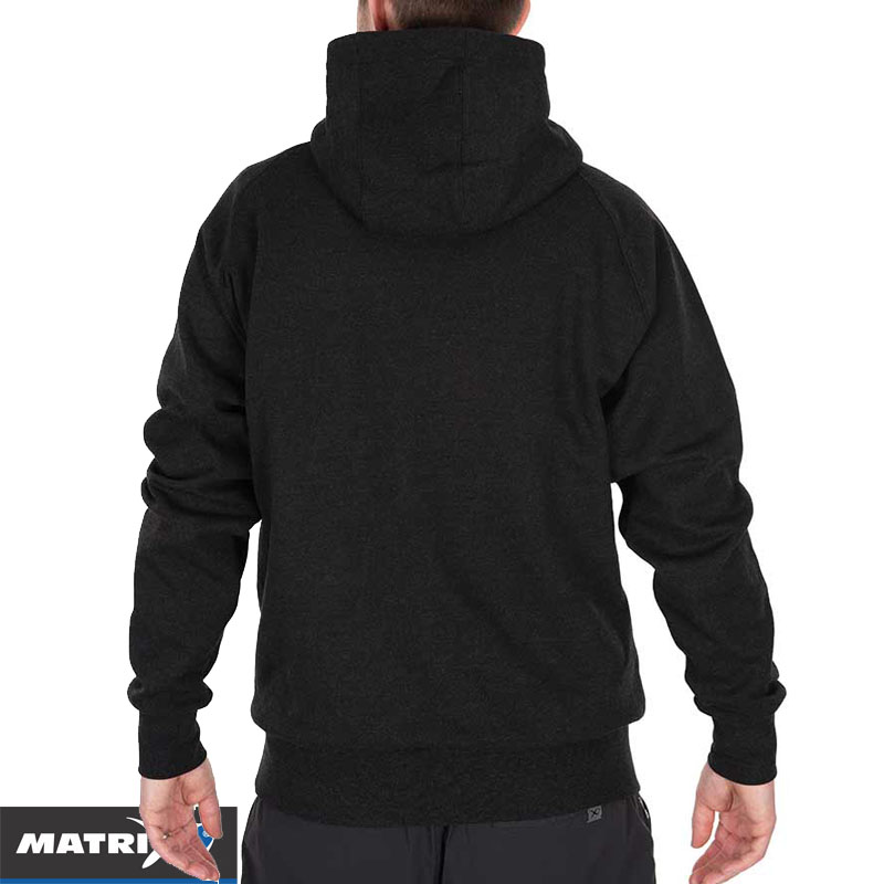 Matrix Pullover Hoody – Black Marl - Afbeelding 2